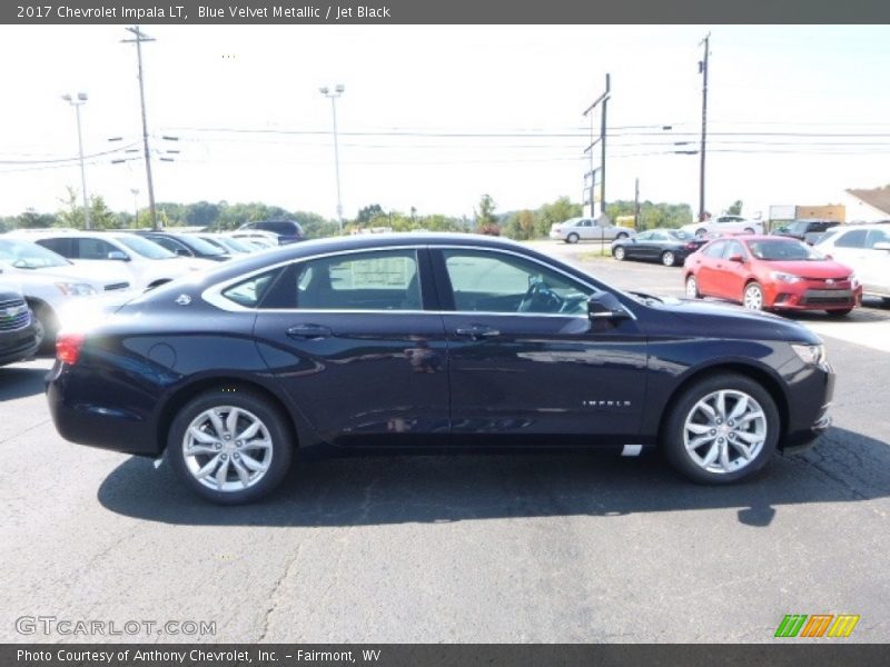 Blue Velvet Metallic / Jet Black 2017 Chevrolet Impala LT