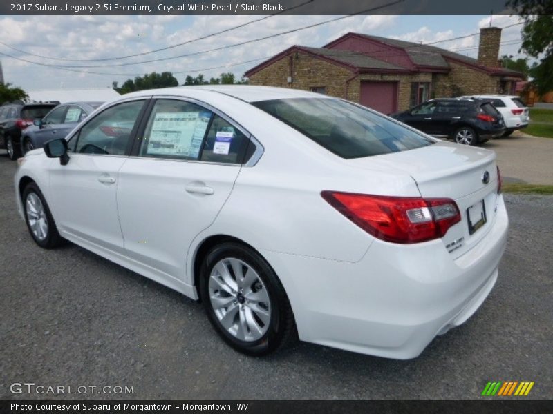 Crystal White Pearl / Slate Black 2017 Subaru Legacy 2.5i Premium