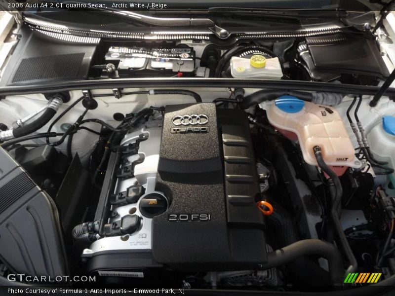 Arctic White / Beige 2006 Audi A4 2.0T quattro Sedan