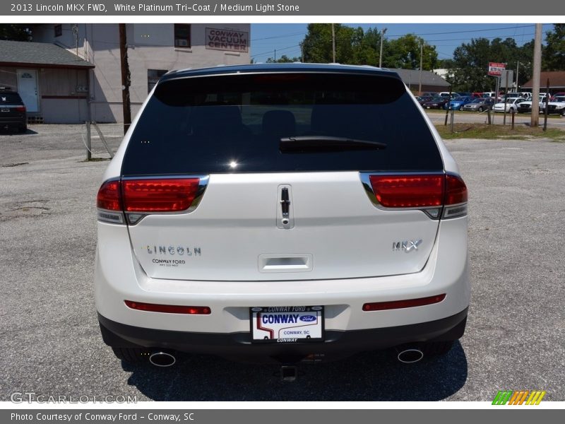 White Platinum Tri-Coat / Medium Light Stone 2013 Lincoln MKX FWD