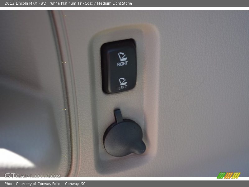 White Platinum Tri-Coat / Medium Light Stone 2013 Lincoln MKX FWD