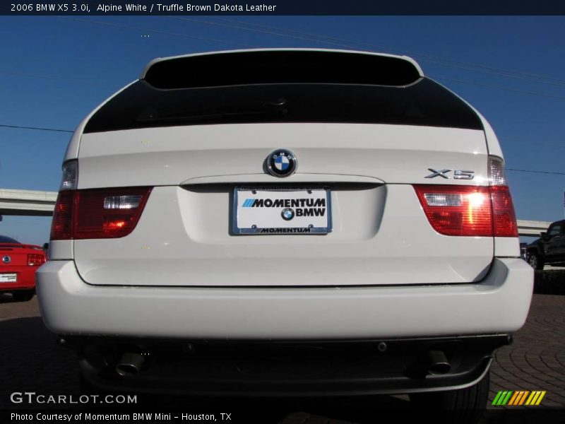Alpine White / Truffle Brown Dakota Leather 2006 BMW X5 3.0i