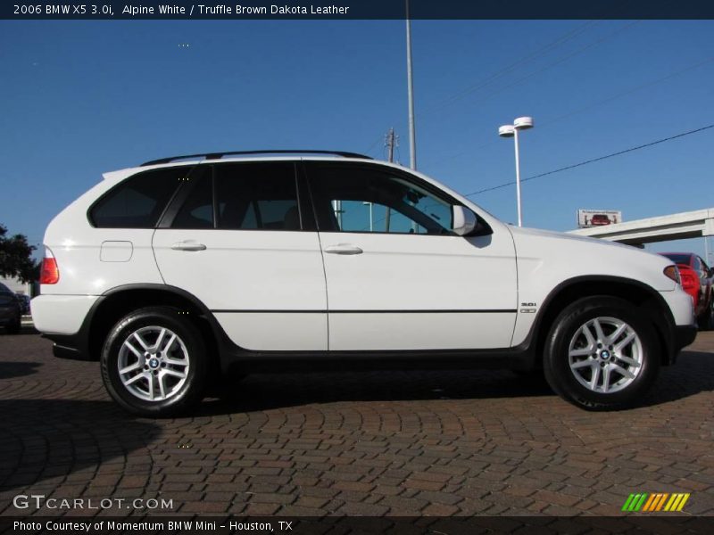 Alpine White / Truffle Brown Dakota Leather 2006 BMW X5 3.0i