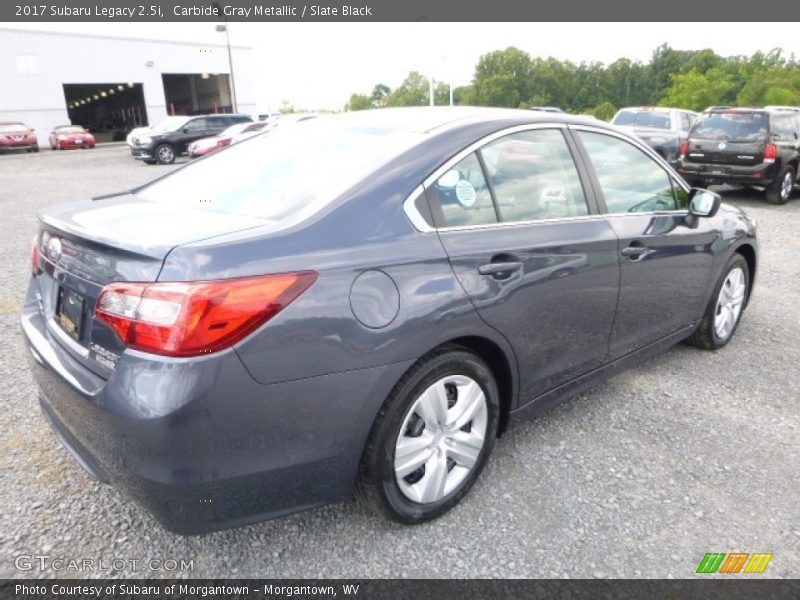 Carbide Gray Metallic / Slate Black 2017 Subaru Legacy 2.5i