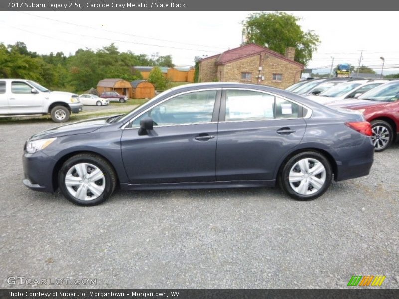 Carbide Gray Metallic / Slate Black 2017 Subaru Legacy 2.5i