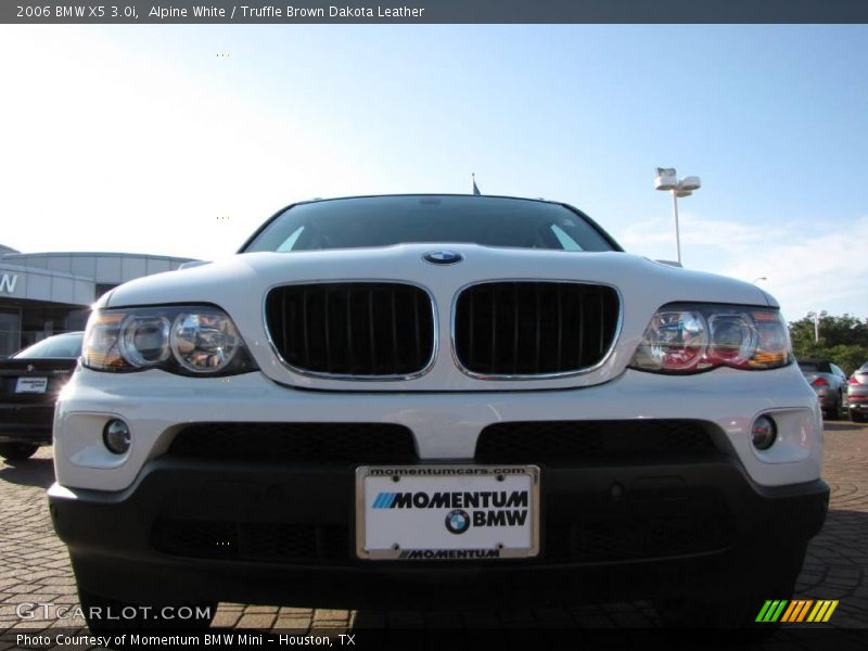Alpine White / Truffle Brown Dakota Leather 2006 BMW X5 3.0i