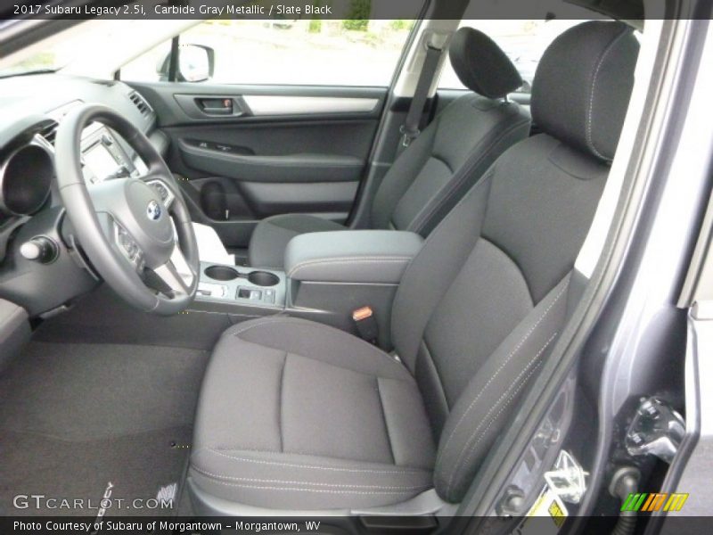 Carbide Gray Metallic / Slate Black 2017 Subaru Legacy 2.5i