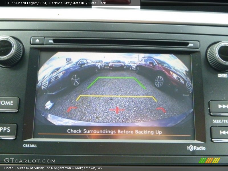 Carbide Gray Metallic / Slate Black 2017 Subaru Legacy 2.5i