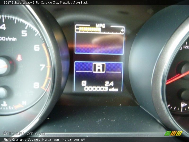 Carbide Gray Metallic / Slate Black 2017 Subaru Legacy 2.5i