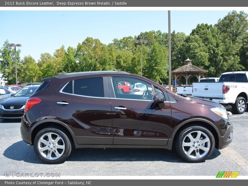  2013 Encore Leather Deep Espresso Brown Metallic