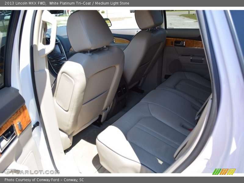 White Platinum Tri-Coat / Medium Light Stone 2013 Lincoln MKX FWD