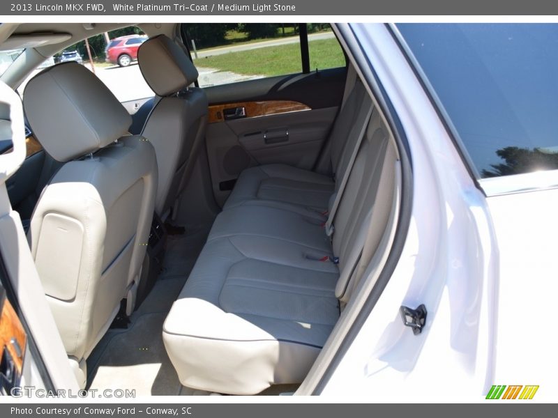 White Platinum Tri-Coat / Medium Light Stone 2013 Lincoln MKX FWD