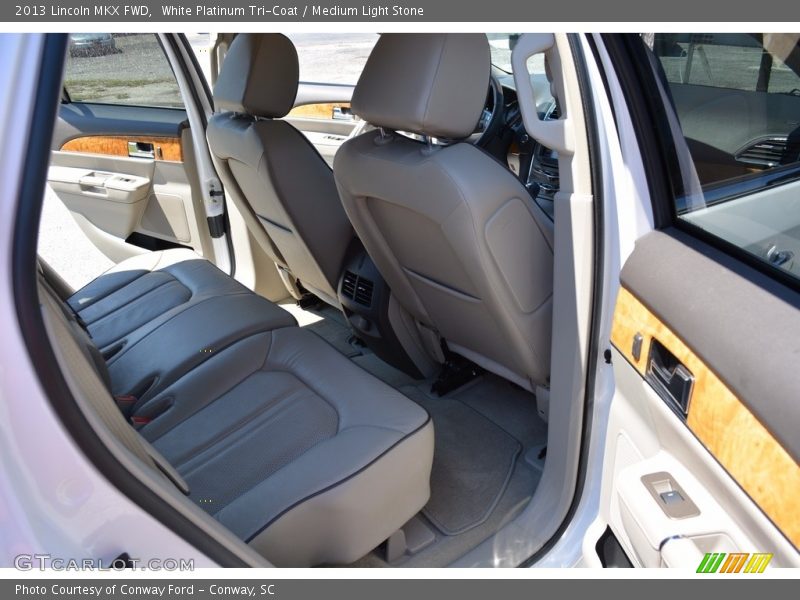 White Platinum Tri-Coat / Medium Light Stone 2013 Lincoln MKX FWD