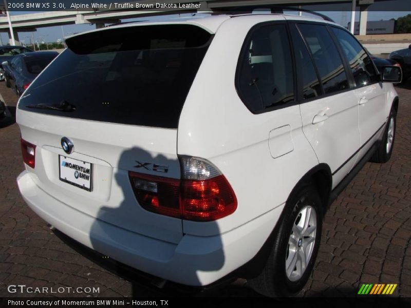 Alpine White / Truffle Brown Dakota Leather 2006 BMW X5 3.0i