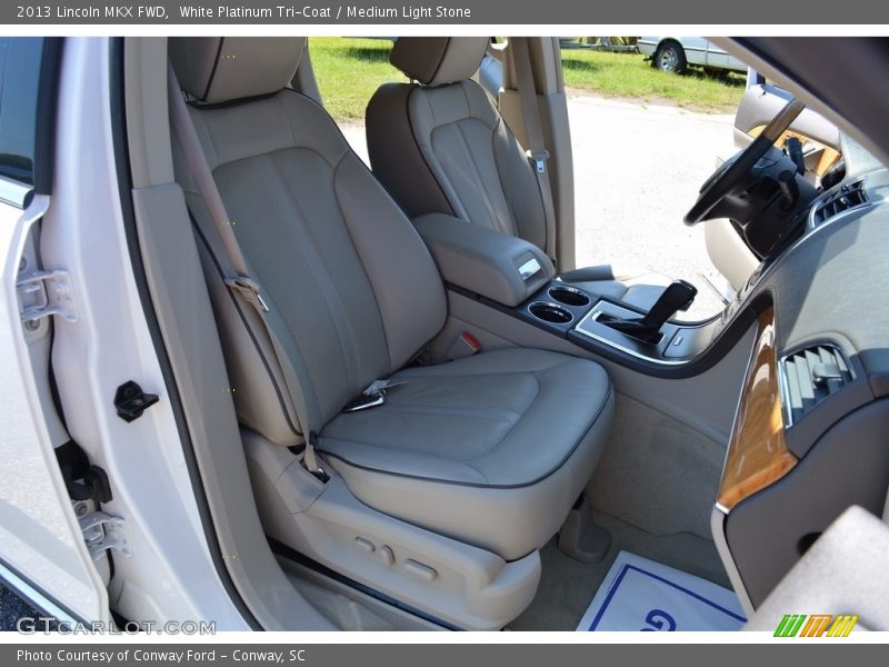 White Platinum Tri-Coat / Medium Light Stone 2013 Lincoln MKX FWD