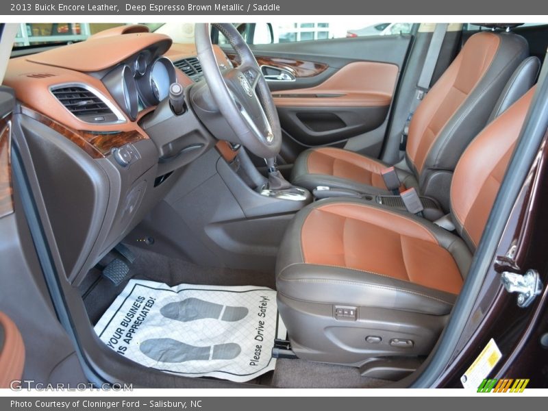 Deep Espresso Brown Metallic / Saddle 2013 Buick Encore Leather