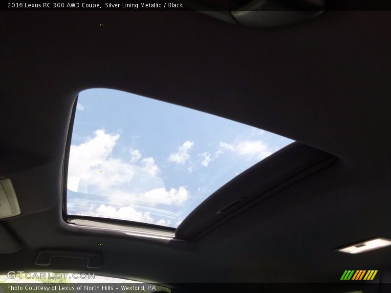 Sunroof of 2016 RC 300 AWD Coupe