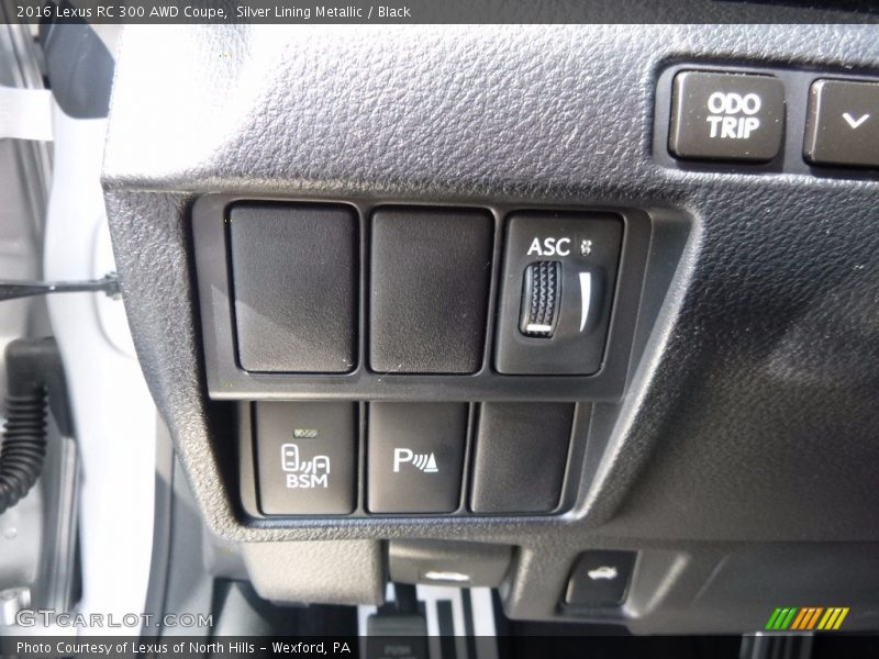 Controls of 2016 RC 300 AWD Coupe