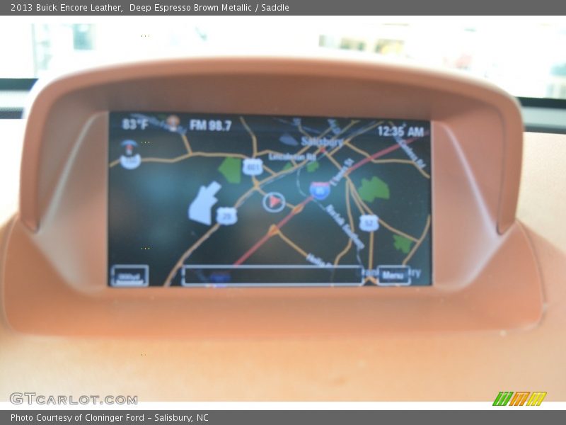 Deep Espresso Brown Metallic / Saddle 2013 Buick Encore Leather