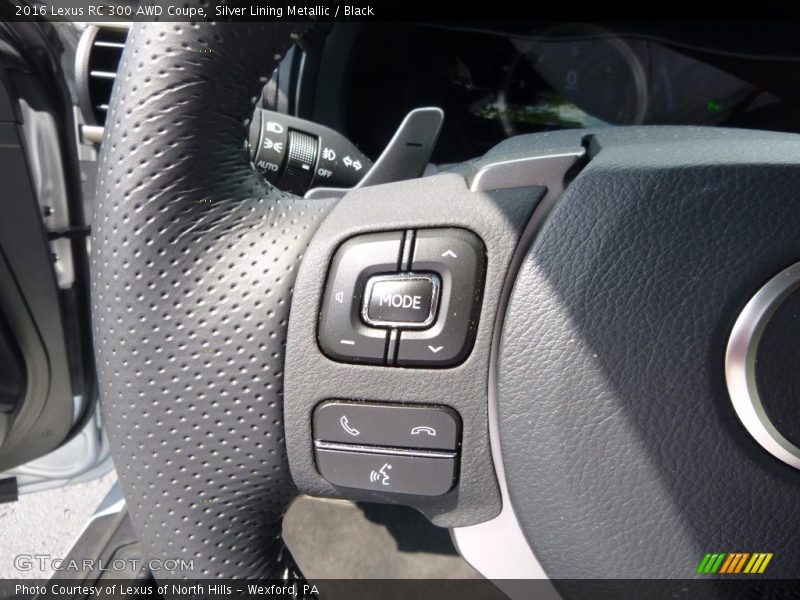 Controls of 2016 RC 300 AWD Coupe