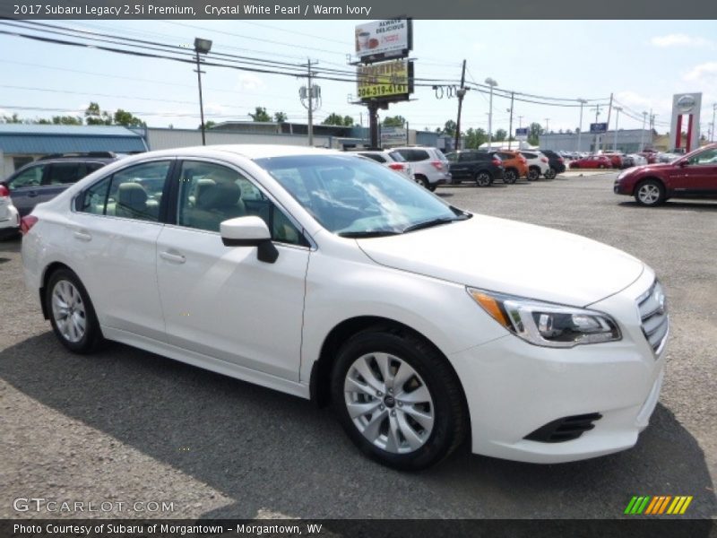 Crystal White Pearl / Warm Ivory 2017 Subaru Legacy 2.5i Premium