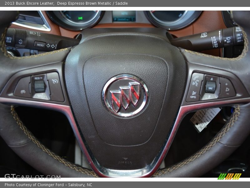 Deep Espresso Brown Metallic / Saddle 2013 Buick Encore Leather