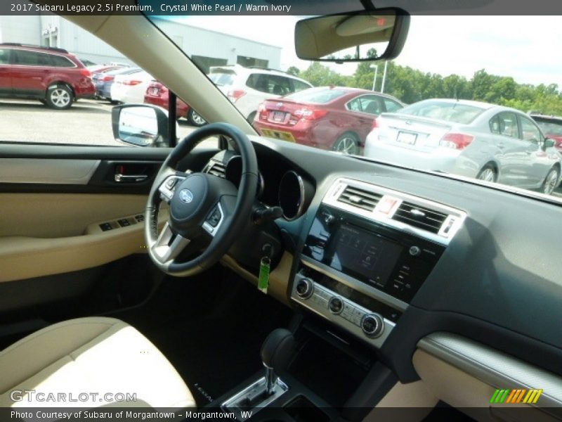Crystal White Pearl / Warm Ivory 2017 Subaru Legacy 2.5i Premium