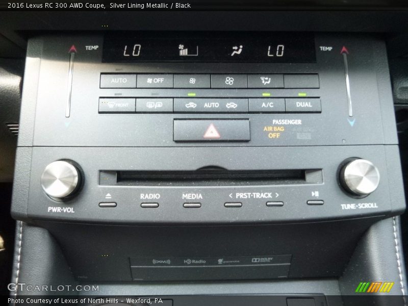 Controls of 2016 RC 300 AWD Coupe