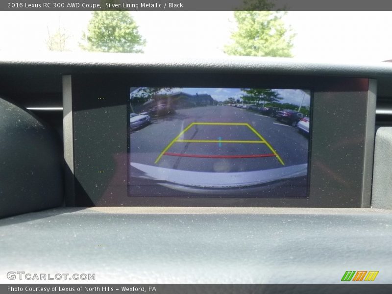 Silver Lining Metallic / Black 2016 Lexus RC 300 AWD Coupe