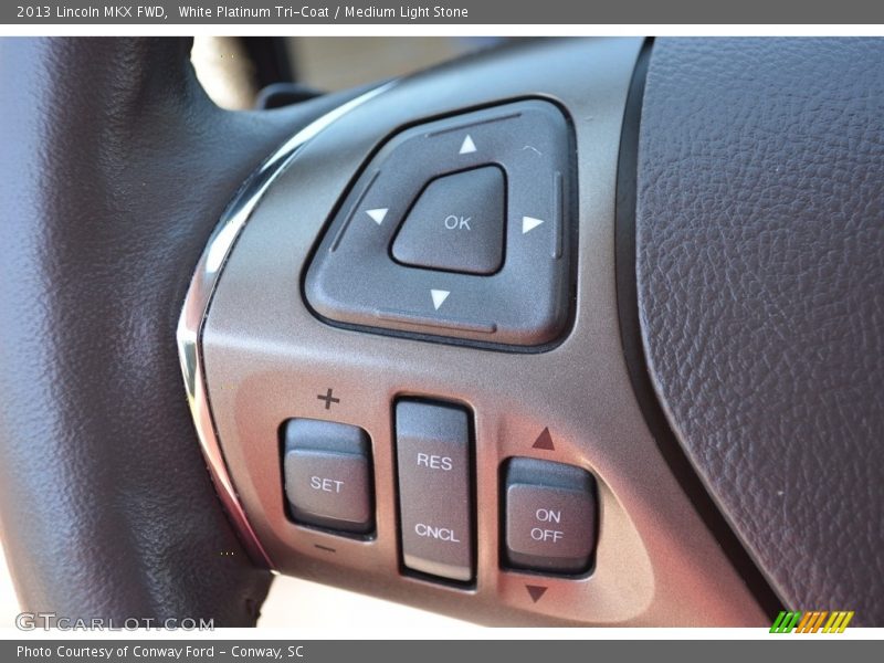 White Platinum Tri-Coat / Medium Light Stone 2013 Lincoln MKX FWD