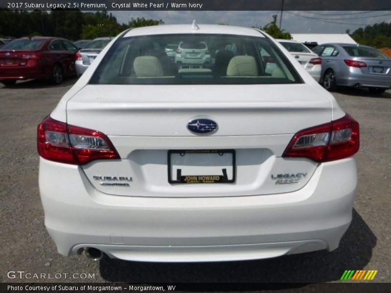 Crystal White Pearl / Warm Ivory 2017 Subaru Legacy 2.5i Premium