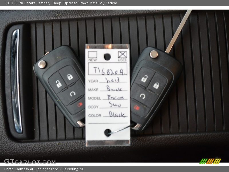Deep Espresso Brown Metallic / Saddle 2013 Buick Encore Leather
