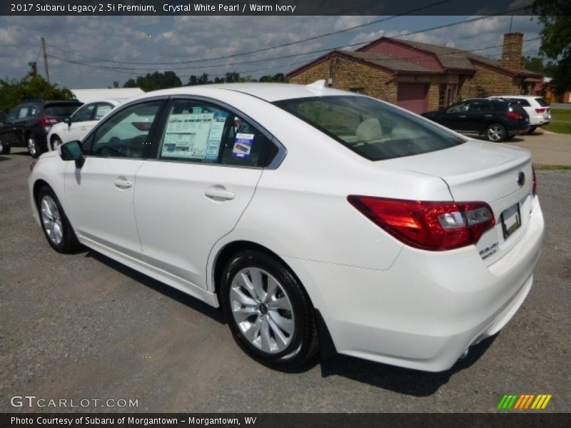 Crystal White Pearl / Warm Ivory 2017 Subaru Legacy 2.5i Premium