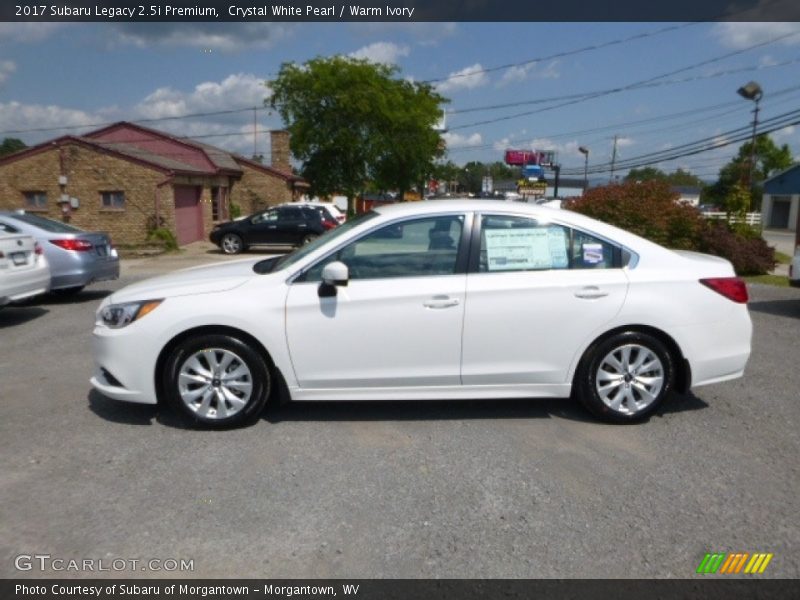 Crystal White Pearl / Warm Ivory 2017 Subaru Legacy 2.5i Premium
