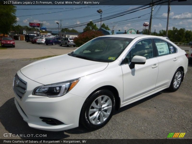 Crystal White Pearl / Warm Ivory 2017 Subaru Legacy 2.5i Premium