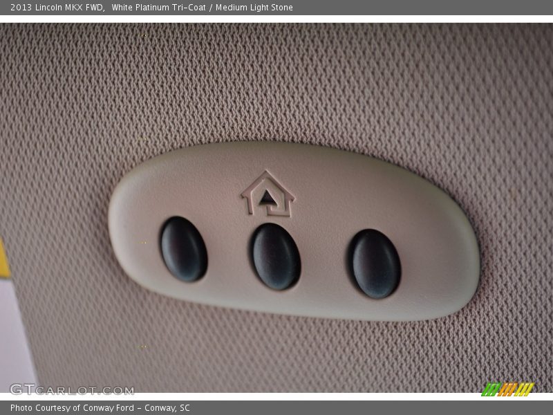 White Platinum Tri-Coat / Medium Light Stone 2013 Lincoln MKX FWD