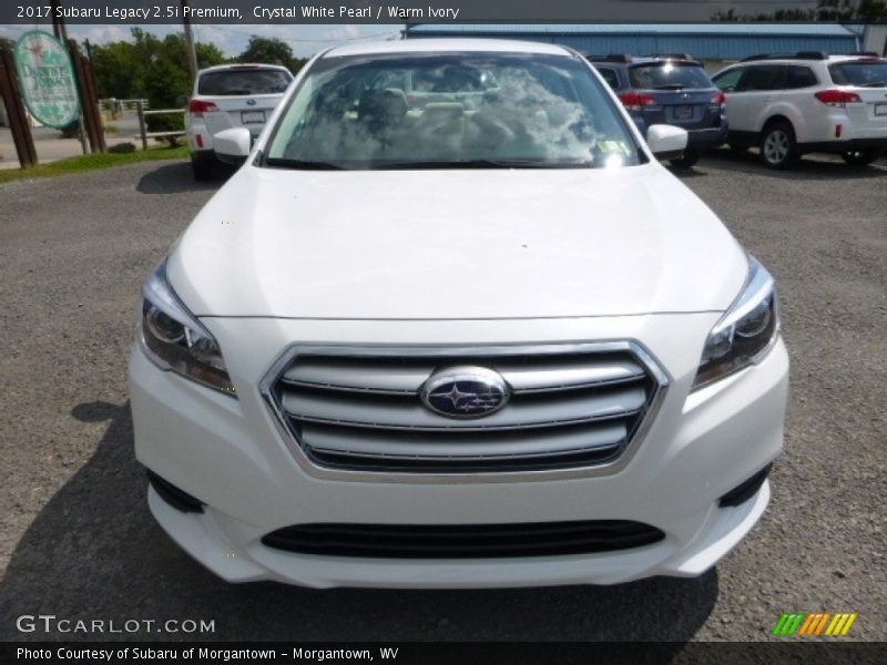 Crystal White Pearl / Warm Ivory 2017 Subaru Legacy 2.5i Premium