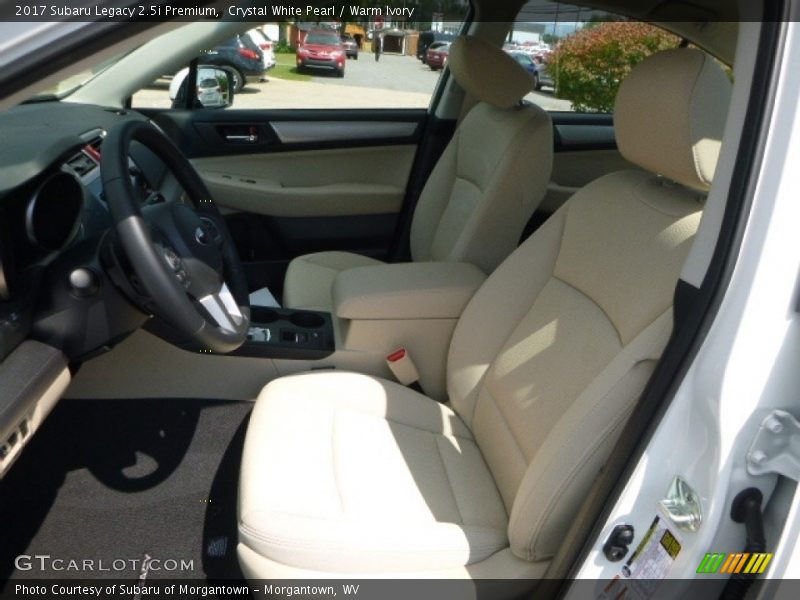 Crystal White Pearl / Warm Ivory 2017 Subaru Legacy 2.5i Premium
