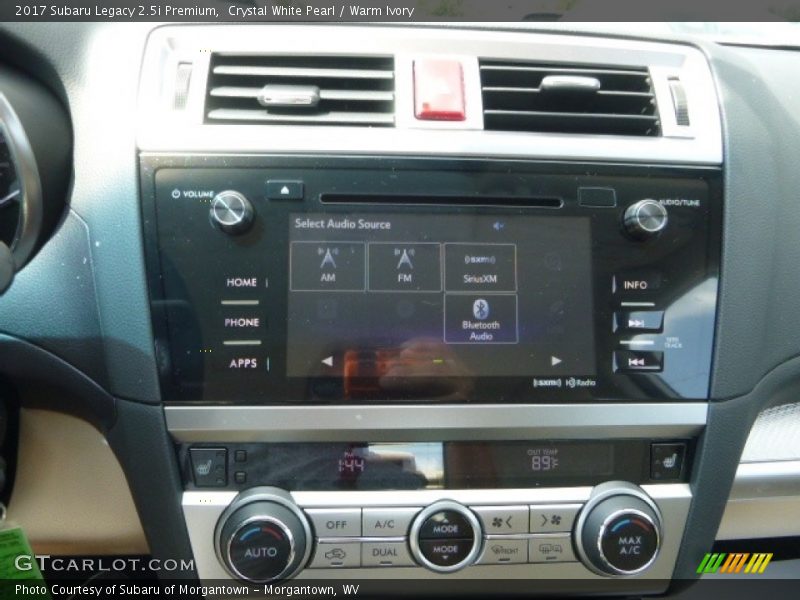 Crystal White Pearl / Warm Ivory 2017 Subaru Legacy 2.5i Premium