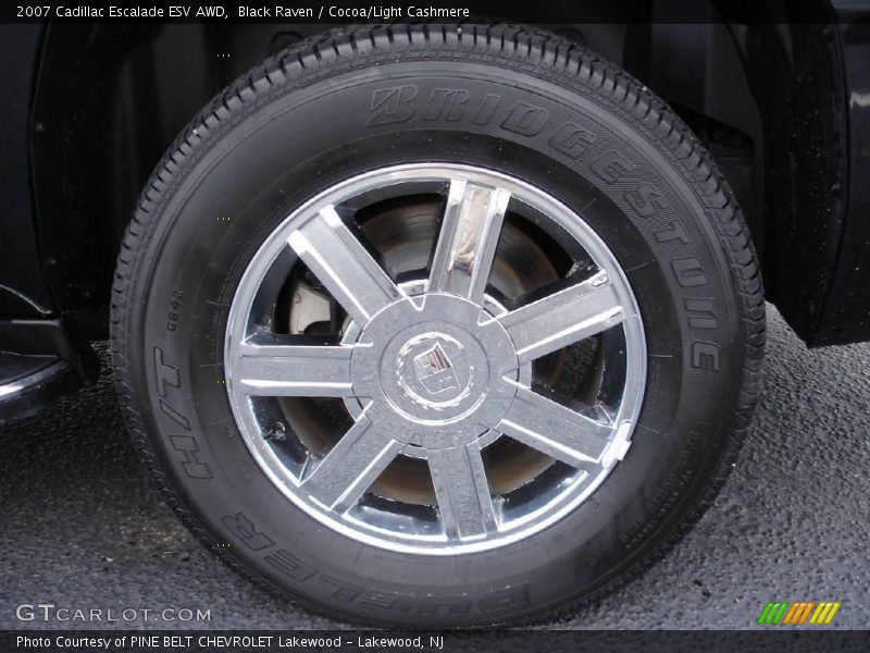 Black Raven / Cocoa/Light Cashmere 2007 Cadillac Escalade ESV AWD