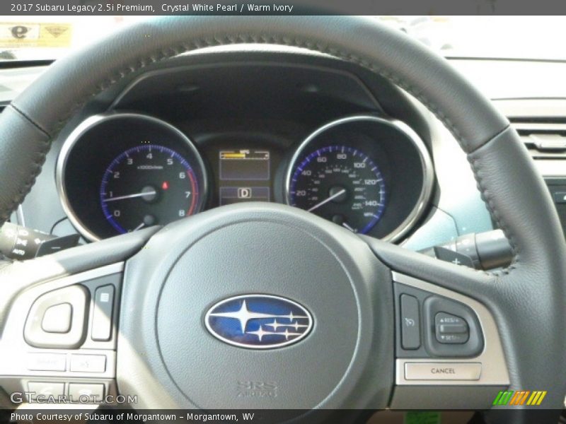 Crystal White Pearl / Warm Ivory 2017 Subaru Legacy 2.5i Premium