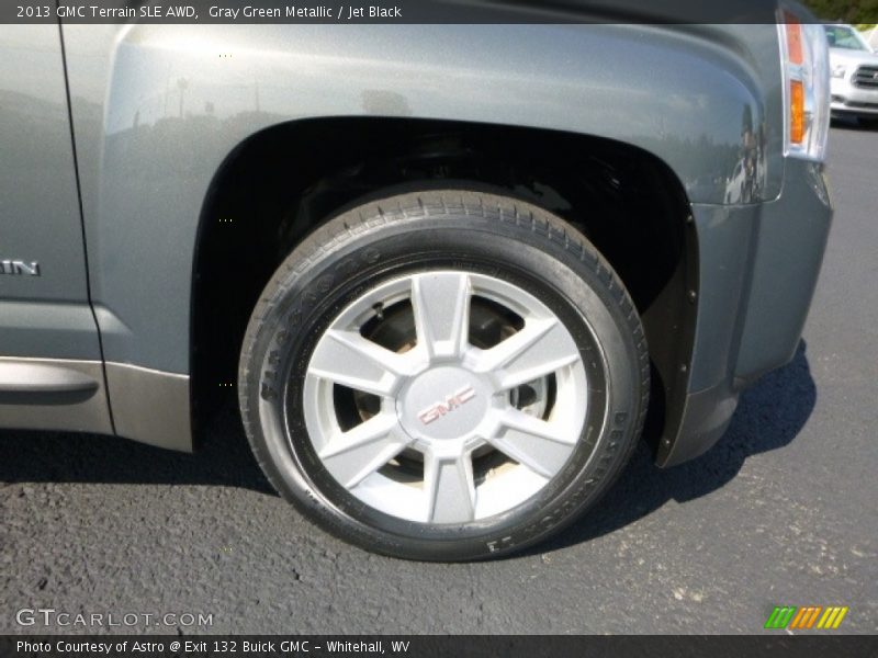 Gray Green Metallic / Jet Black 2013 GMC Terrain SLE AWD