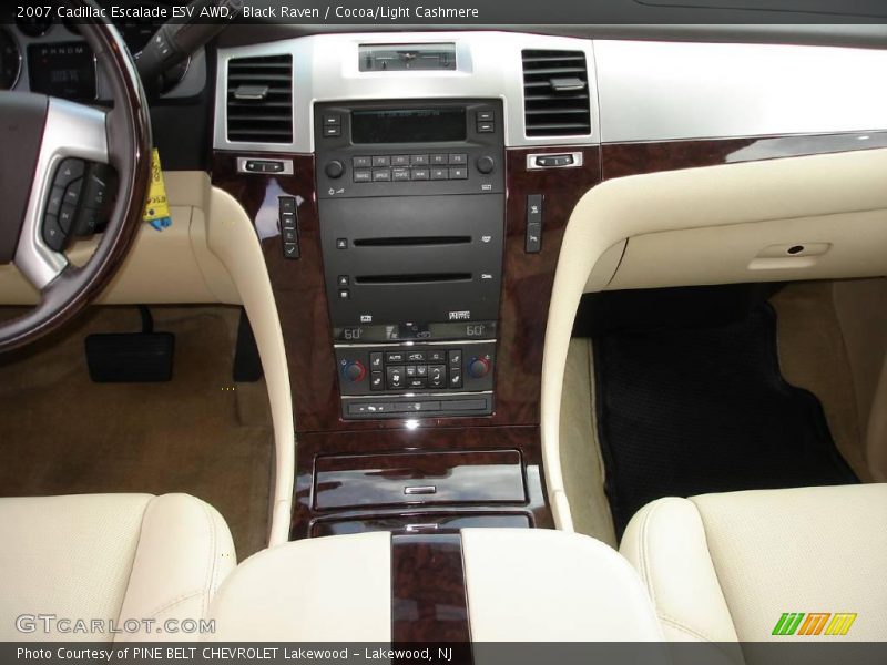 Black Raven / Cocoa/Light Cashmere 2007 Cadillac Escalade ESV AWD