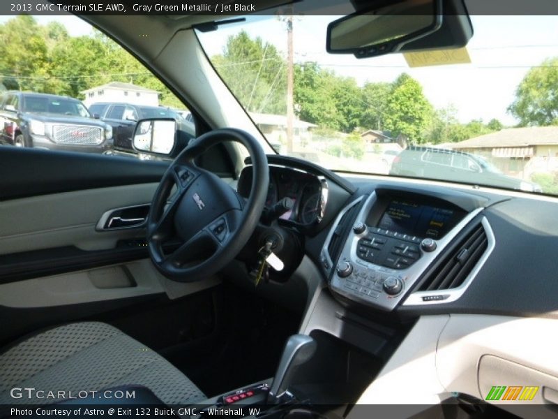 Gray Green Metallic / Jet Black 2013 GMC Terrain SLE AWD