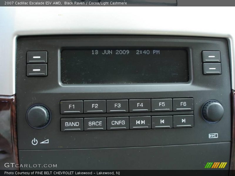 Black Raven / Cocoa/Light Cashmere 2007 Cadillac Escalade ESV AWD