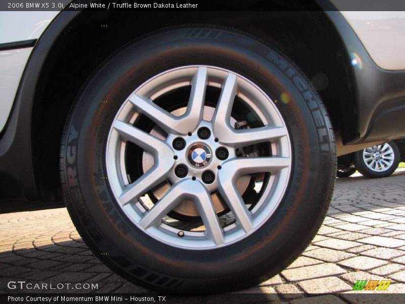 Alpine White / Truffle Brown Dakota Leather 2006 BMW X5 3.0i
