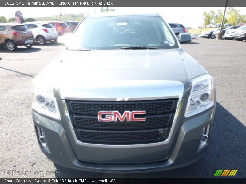 Gray Green Metallic / Jet Black 2013 GMC Terrain SLE AWD