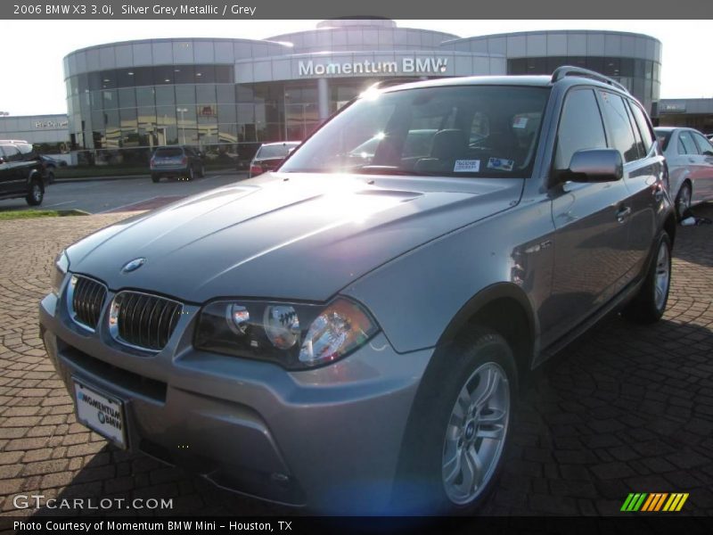 Silver Grey Metallic / Grey 2006 BMW X3 3.0i
