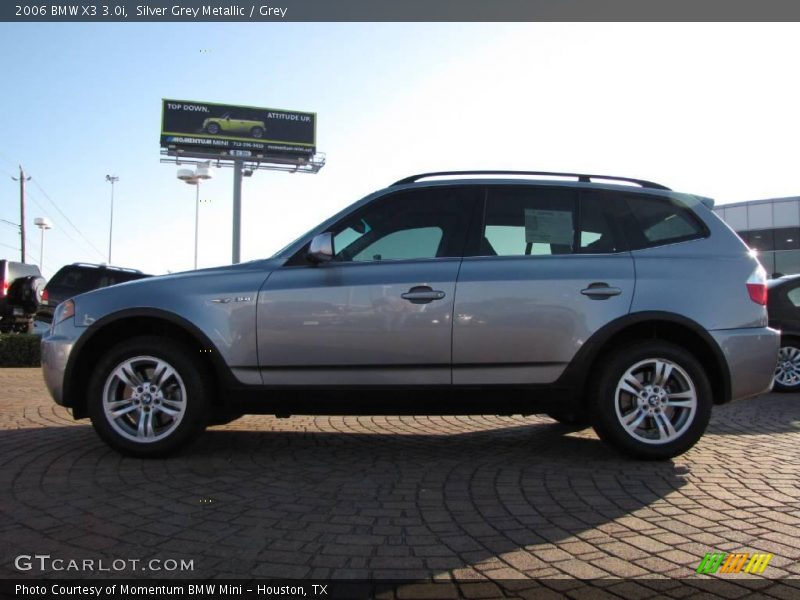 Silver Grey Metallic / Grey 2006 BMW X3 3.0i