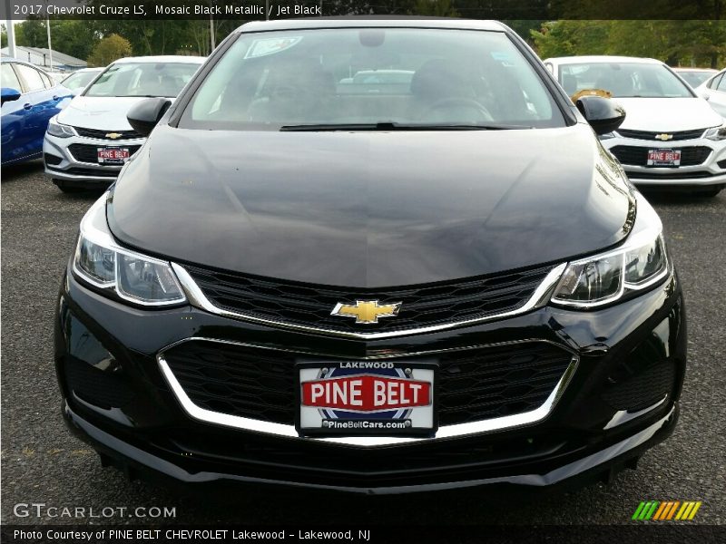 Mosaic Black Metallic / Jet Black 2017 Chevrolet Cruze LS